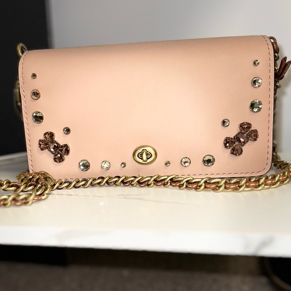 Coach Tan Bling Purse (Bow Bag) LIMITED EDITION! - Picture 12 of 12